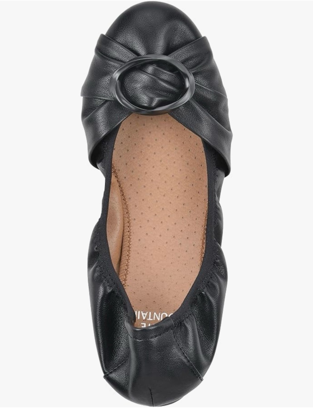 NWT White Mountain Santi Black Flat Shoes 10